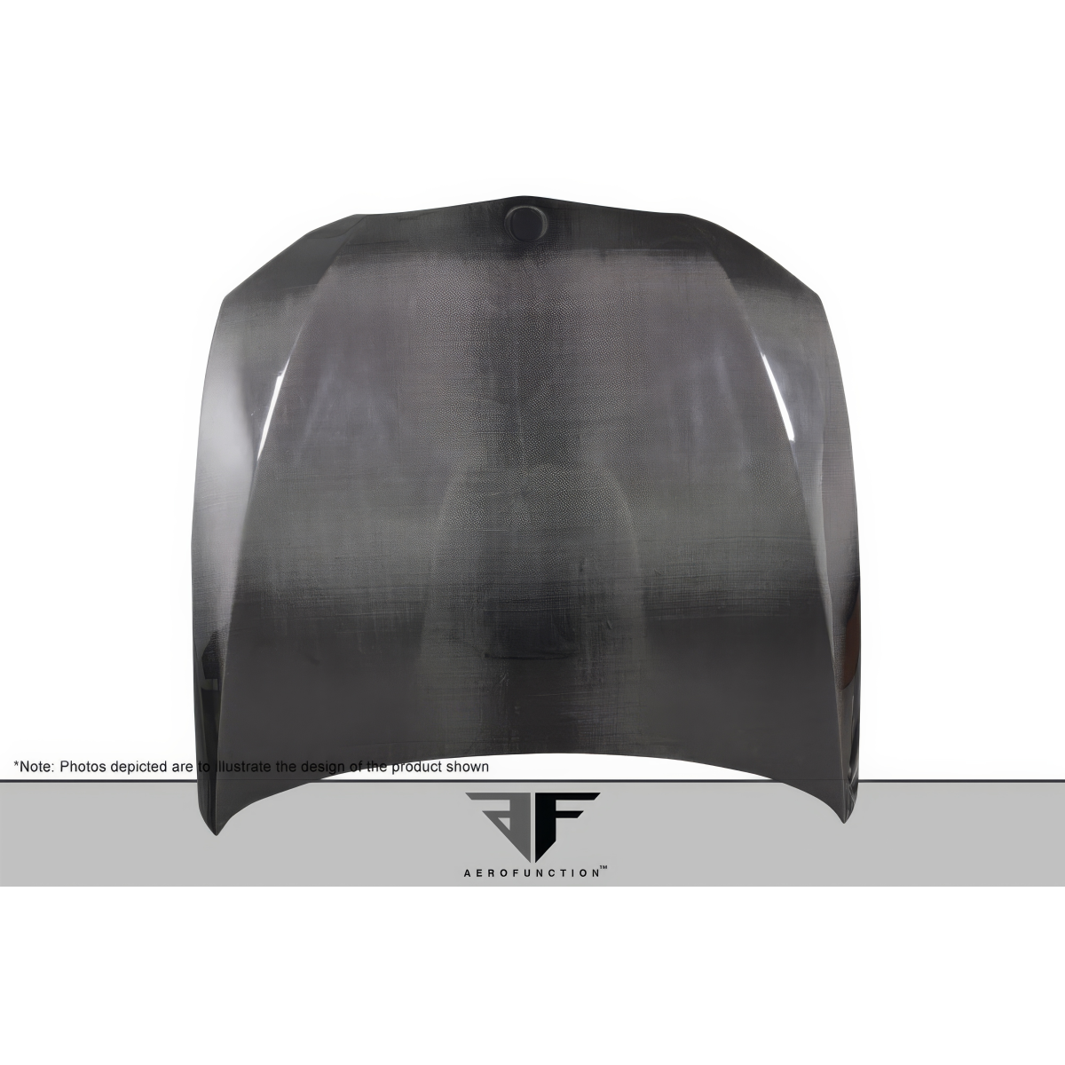 Modify your BMW 3-Series 2007 with our Exterior/Hoods - Front angle showing carbon fiber hood design