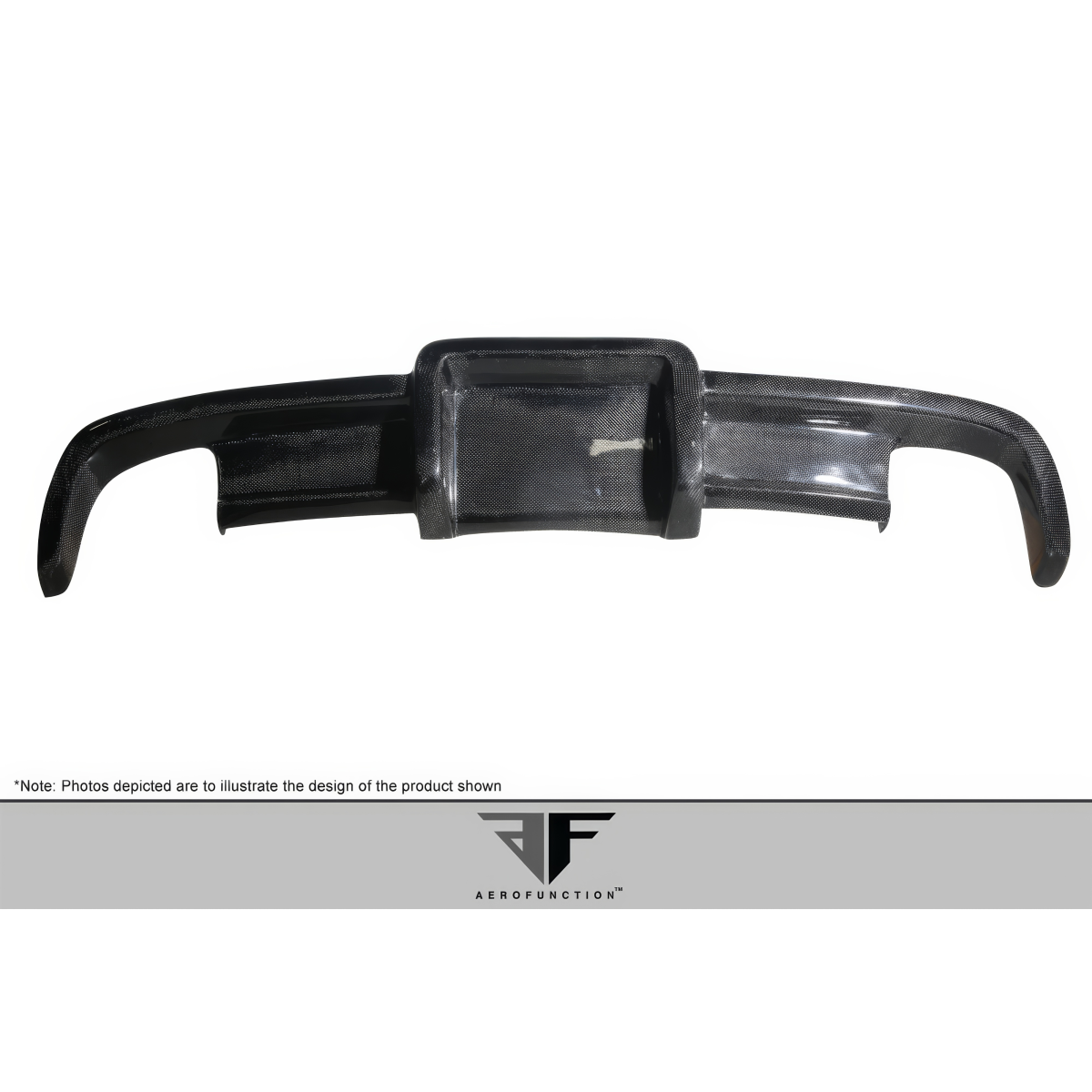 Modify your Mercedes-Benz SL-Class 2003 with our Exterior/Diffusers - Front view of rear diffuser at a flat angle