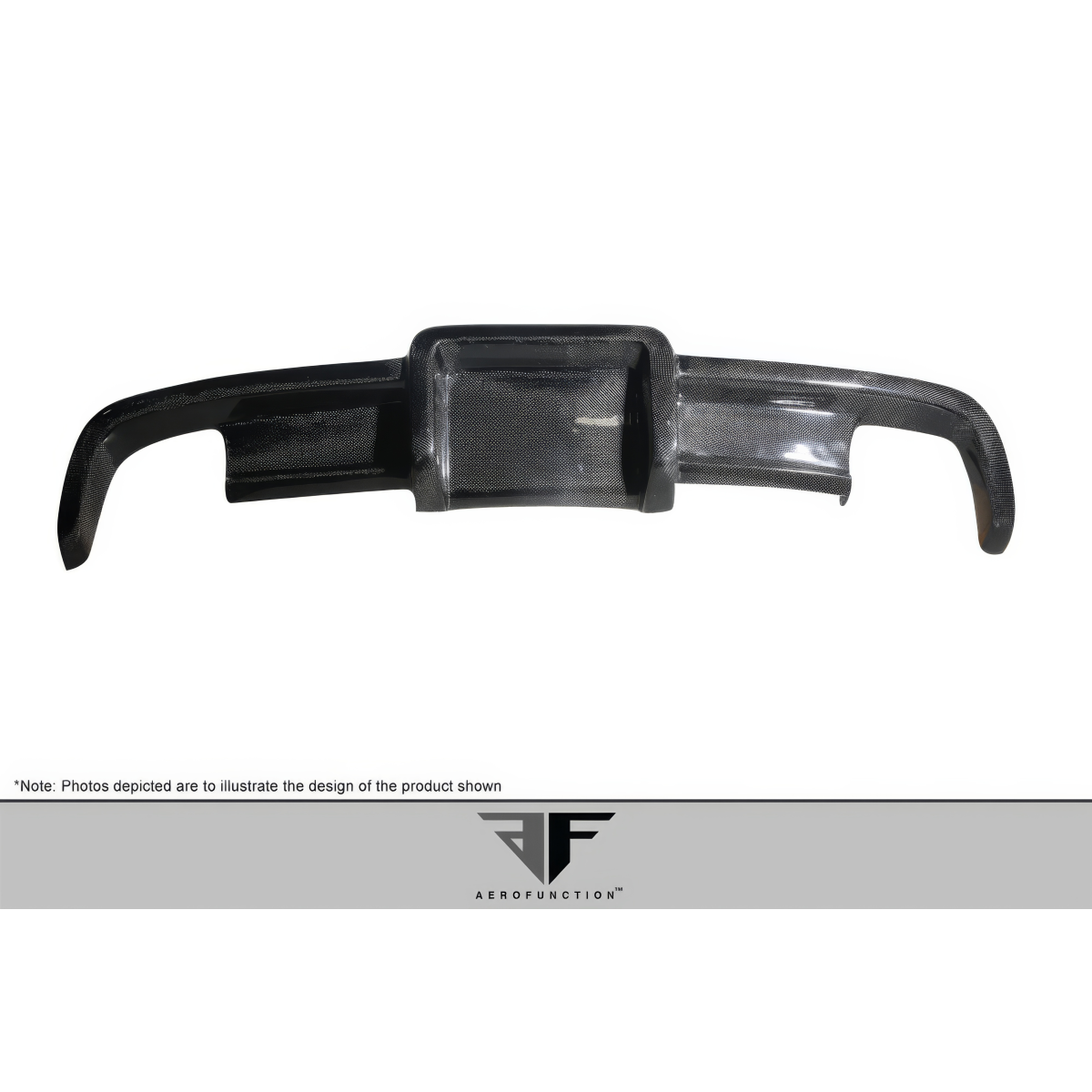 Modify your Mercedes-Benz SL-Class 2003 with our Exterior/Diffusers - Top down view of rear diffuser part