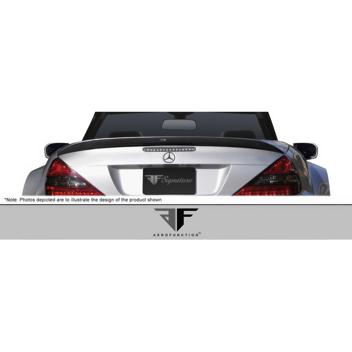 Modify your Mercedes-Benz SL-Class 2003 with our Exterior/Wings - Rear view at a slight upward angle