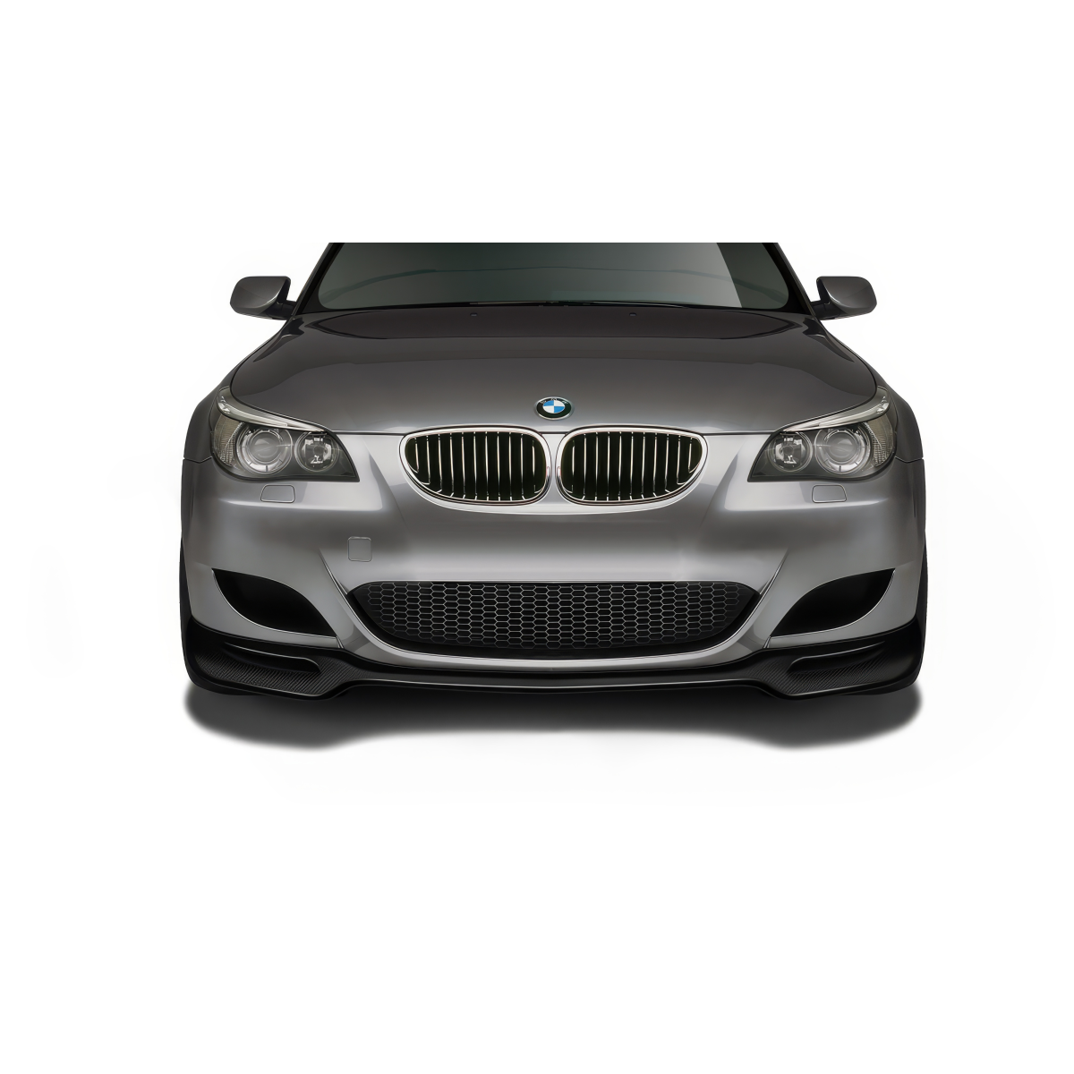 Modify your BMW 5-Series 2006 with our Exterior/Front Bumpers or Lips - Front view at a straight angle