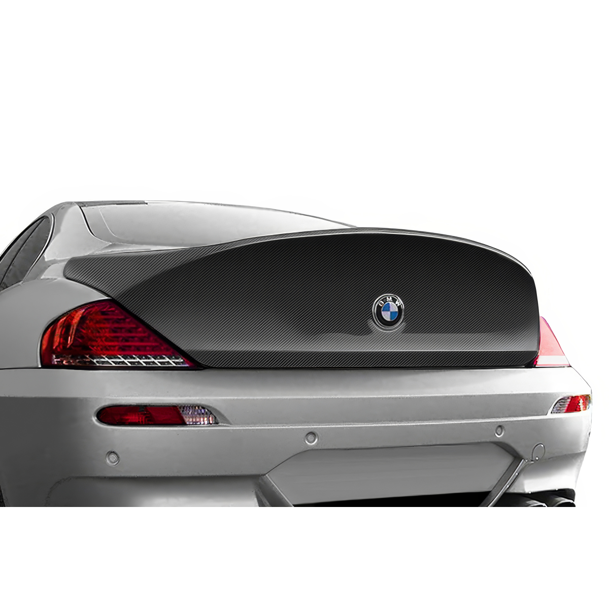 Modify your BMW 6-Series 2004 with our Exterior/Trunks - Rear view from slightly above and behind the car