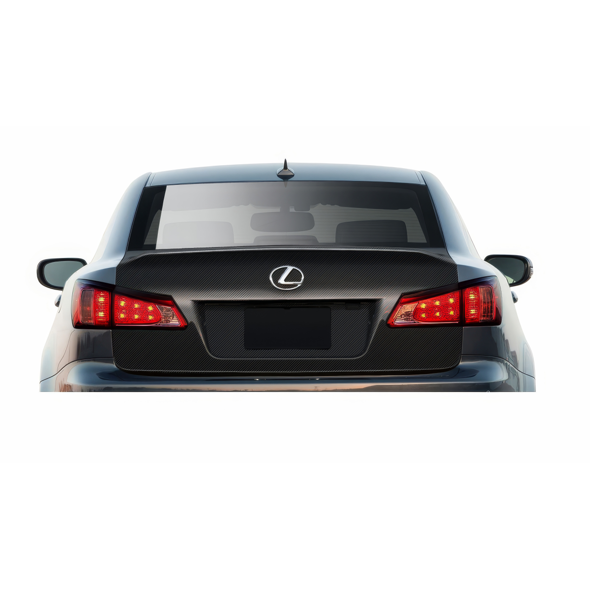 Modify your Lexus IS F 2006 with our Exterior/Trunks - Rear view of car at straight angle