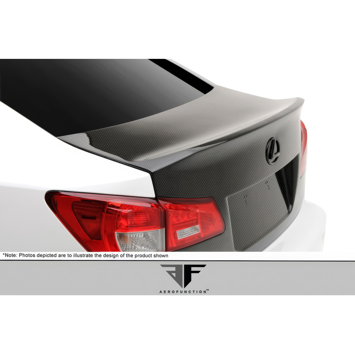 Modify your Lexus IS F 2006 with our Exterior/Trunks - The image shows a rear view angle of the trunk