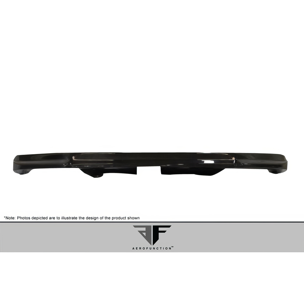 Modify your Nissan GT-R 2009 with our Exterior/Front Bumpers - Front view of the front bumper add on spoiler