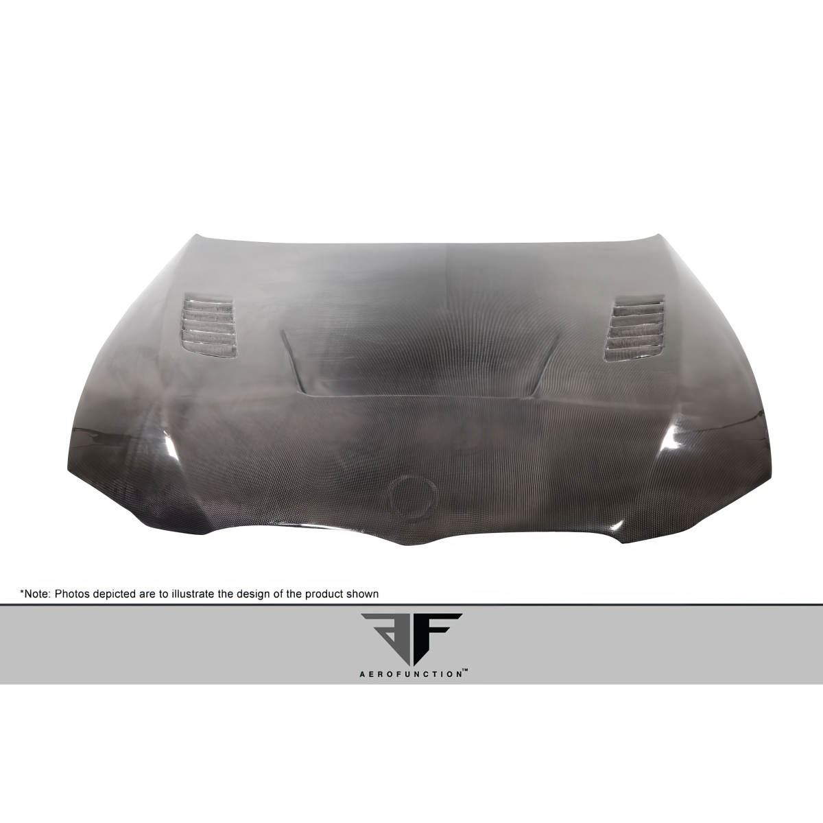 Modify your BMW 3-Series 2007 with our Exterior/Hoods - Image shows carbon fiber hood from front angle