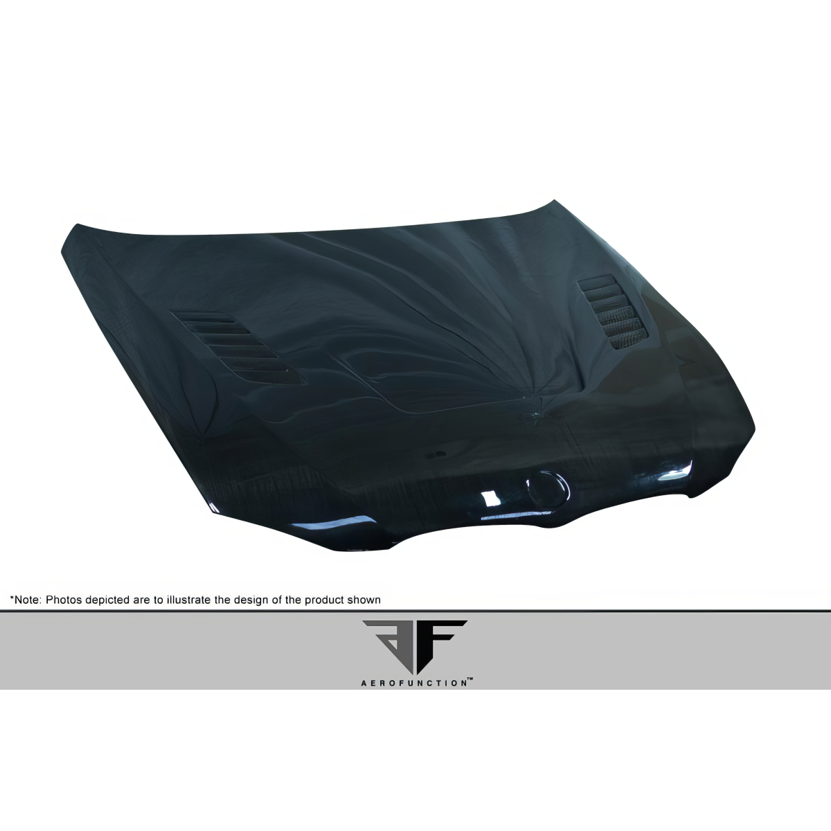 Modify your BMW 3-Series 2007 with our Exterior/Hoods - Image shows hood at slight upward angle