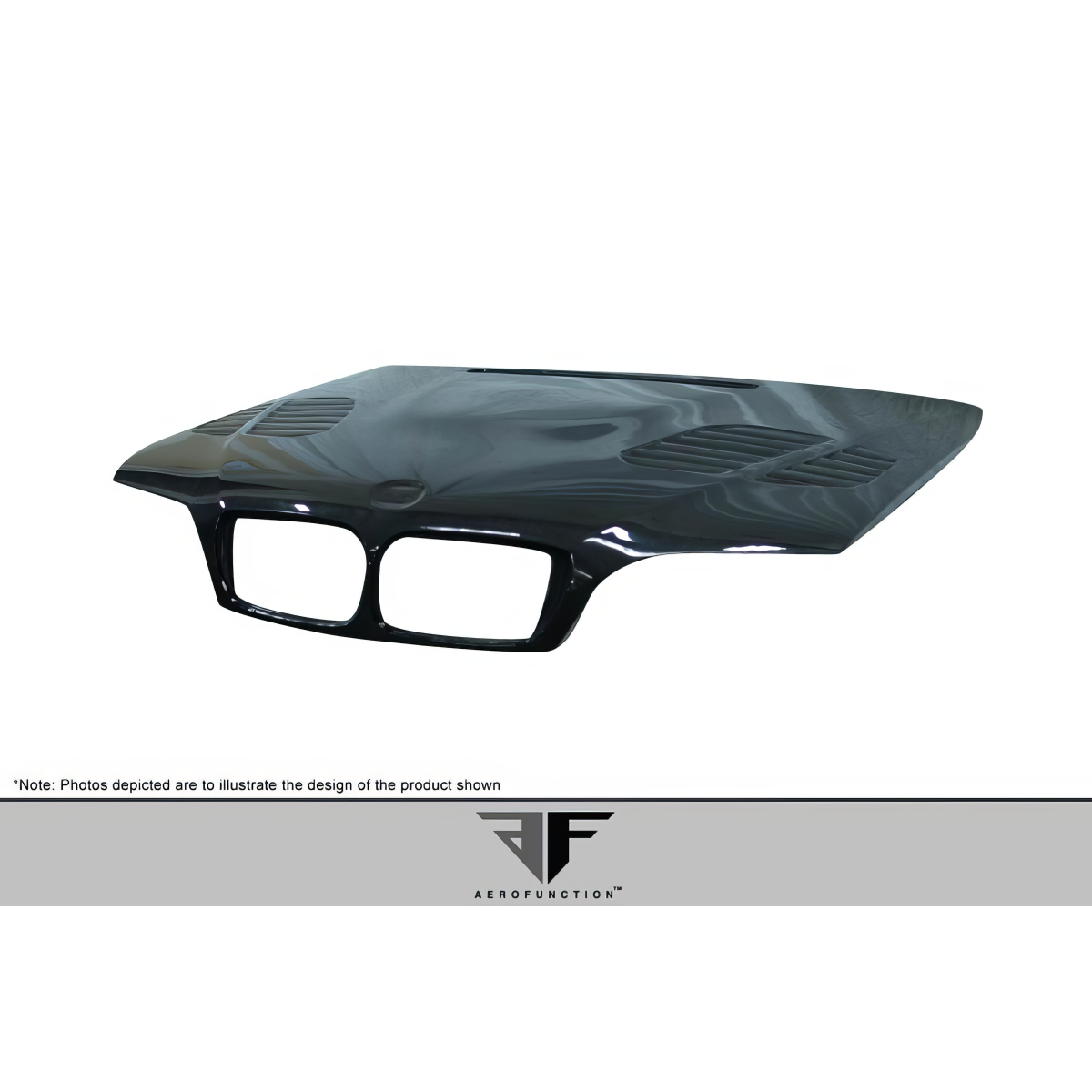 Modify your BMW 3-Series 2002 with our Exterior/Hoods - Part is viewed from the front at a slight angle