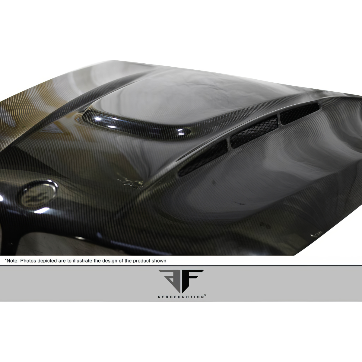 Modify your BMW X5 2008 with our Exterior/Hoods - Top down angle showing carbon fiber hood design