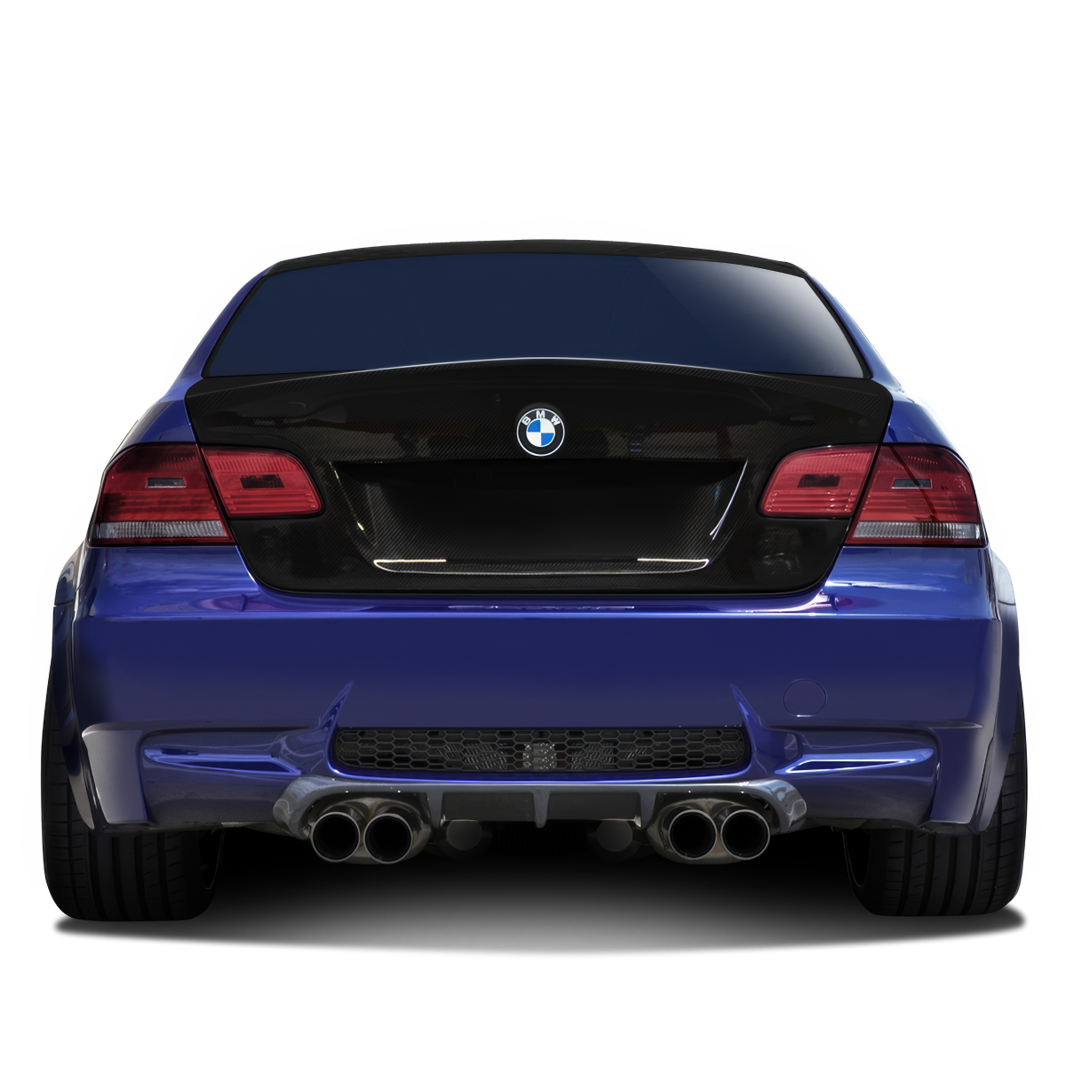 Modify your BMW 3-Series 2007 with our Exterior/Trunks - View from the rear at a straight angle