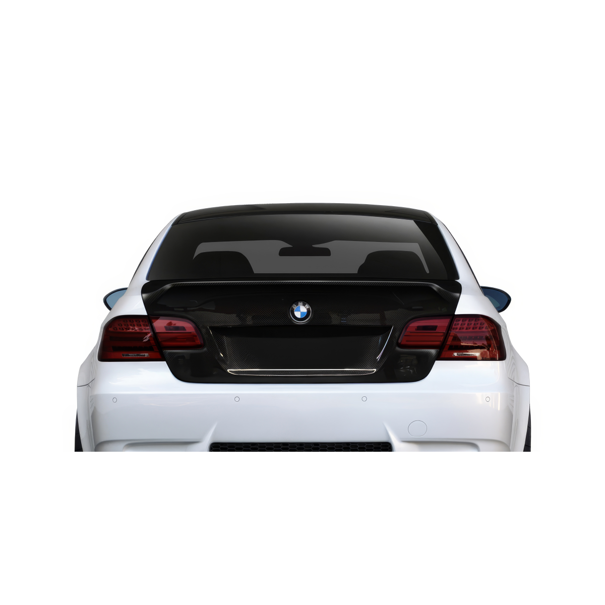 Modify your BMW 3-Series 2007 with our Exterior/Trunks - Rear view from slightly above angle