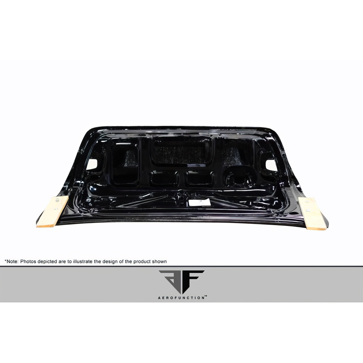 Modify your BMW 3-Series 2007 with our Exterior/Trunks - Top view showing carbon fiber trunk lid design