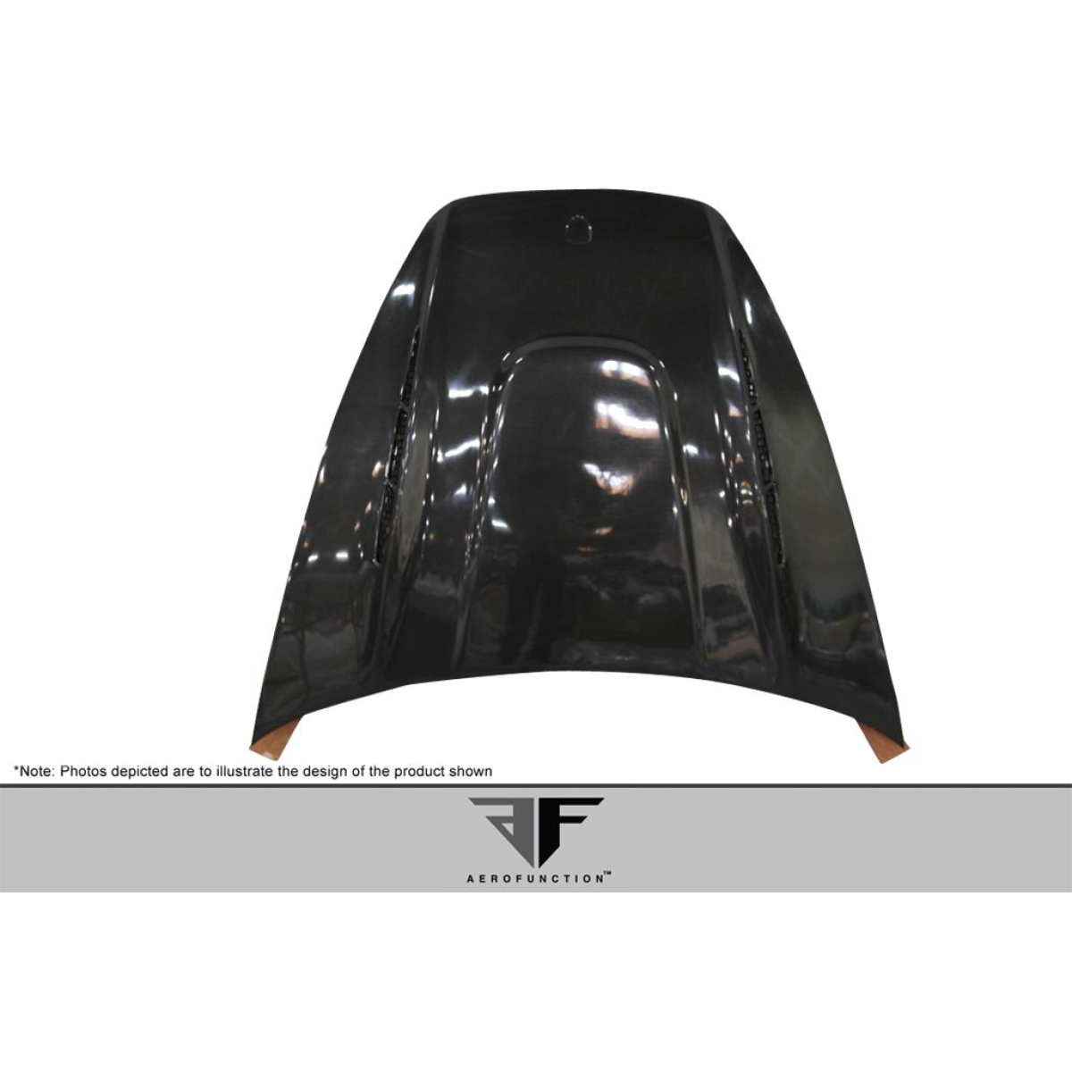 Modify your Porsche Cayenne 2011 with our Exterior/Hoods - Top down angle view of carbon hood