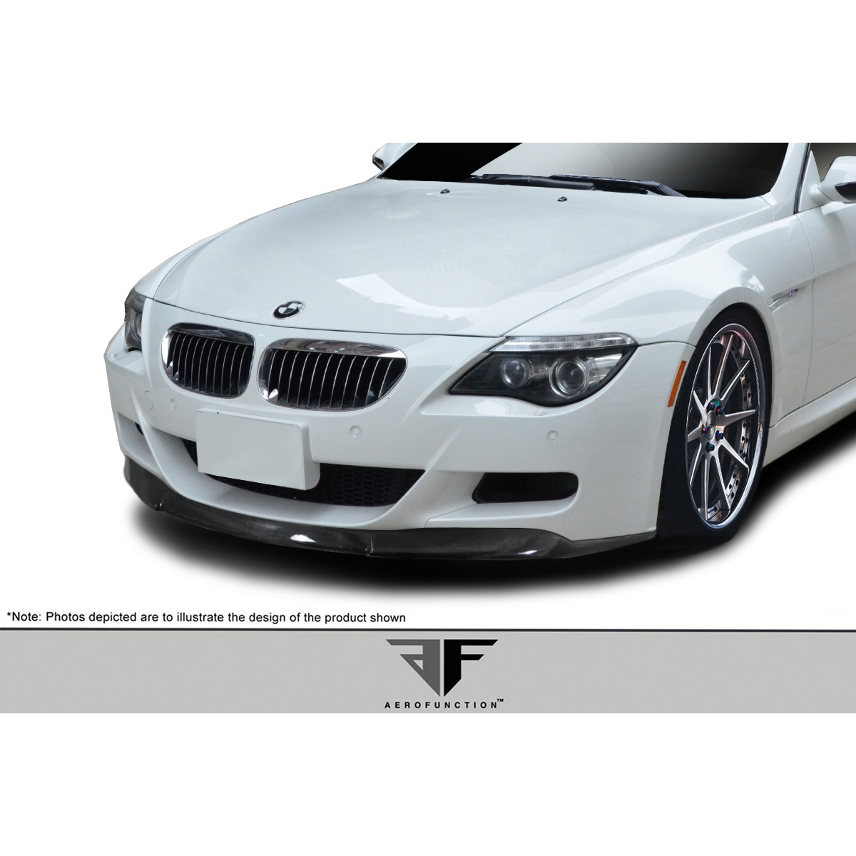 Modify your BMW 6-Series 2006 with our Exterior/Front Bumpers or Lips - Front angle view of bumper part on BMW car