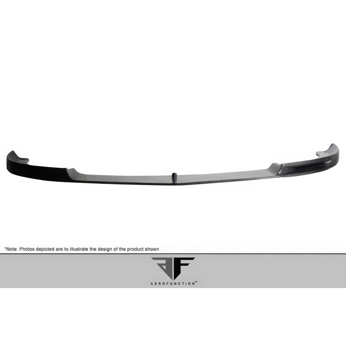 Modify your Mercedes-Benz C300 2012 with our Exterior/Wings - Front view angle of a car front spoiler