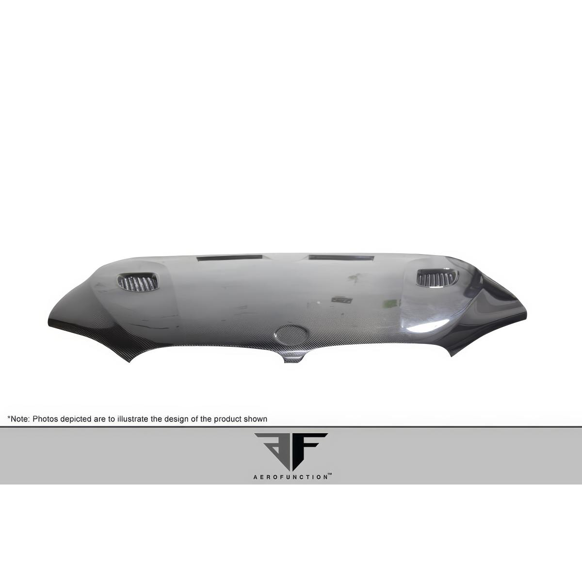 Modify your BMW X6 2015 with our Exterior/Hoods - Part shown from a top-down perspective