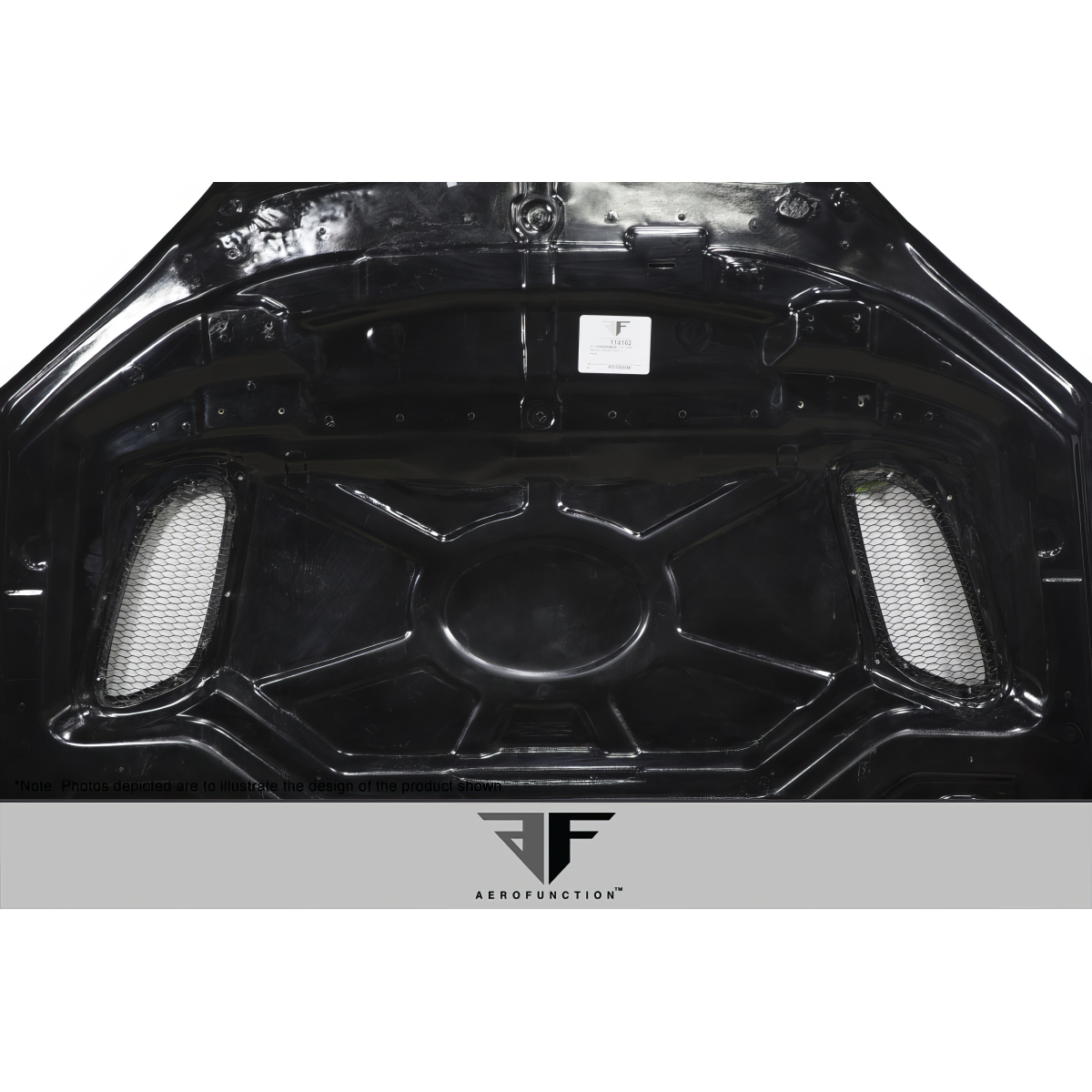 Modify your BMW X6 2015 with our Exterior/Hoods - Top down view of the carbon fiber hood