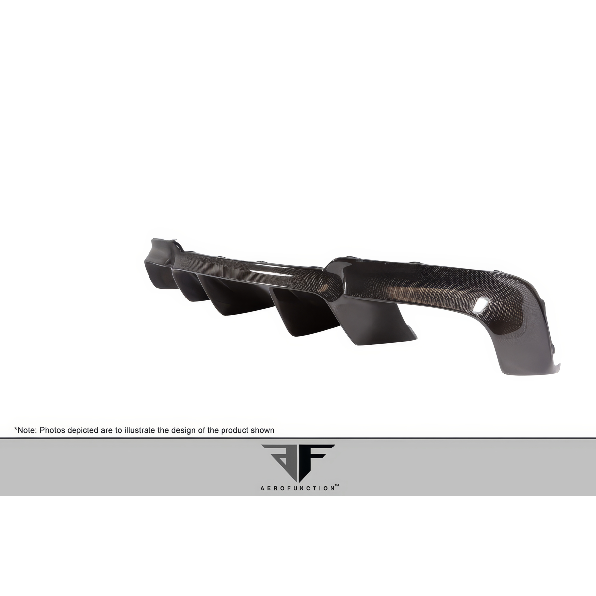 Modify your BMW 5-Series 2011 with our Exterior/Diffusers - Side angle view of car rear diffuser