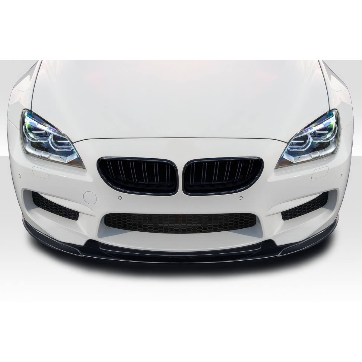 Modify your BMW M6 2011 with our Exterior/Wings - Front view of the vehicle at eye level