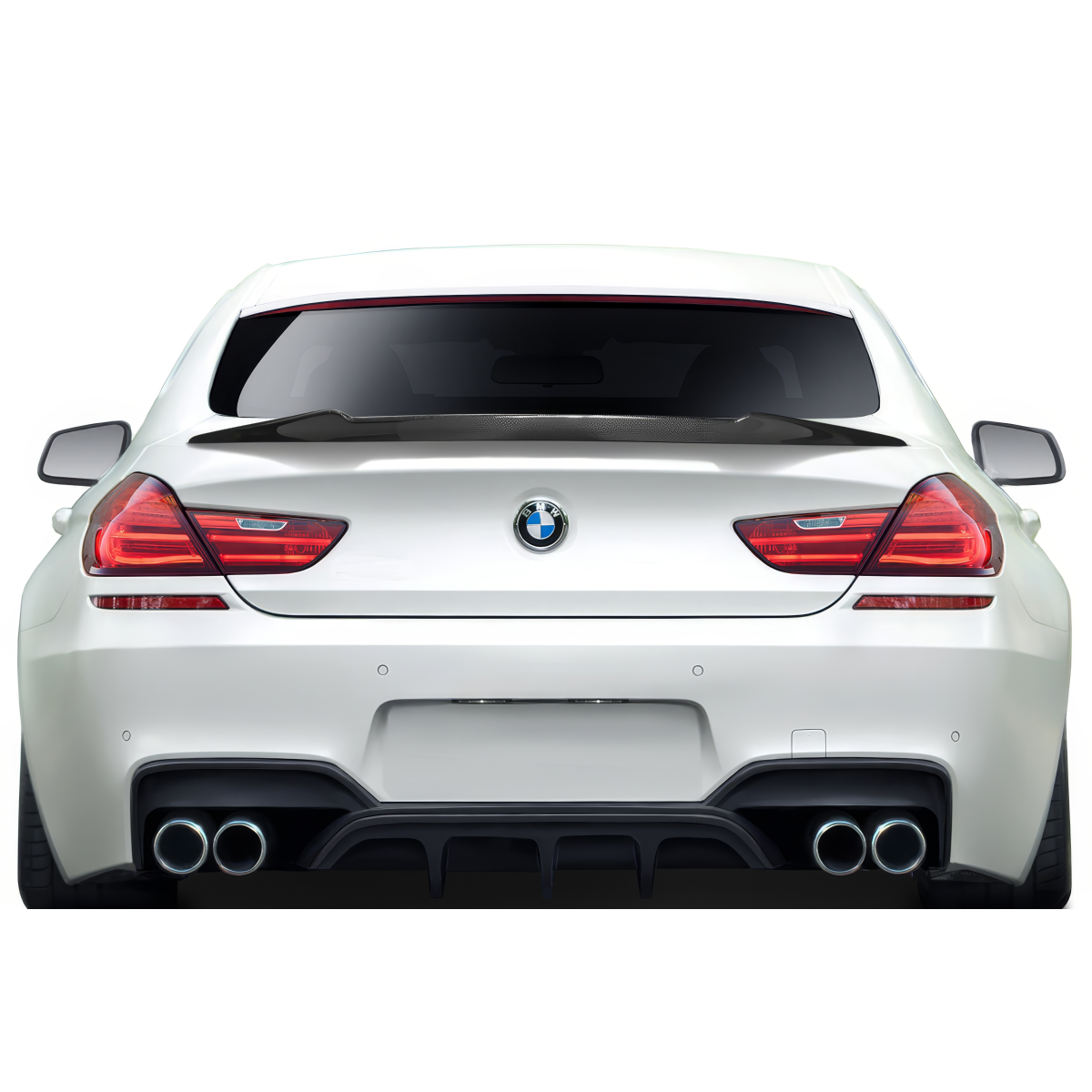 Modify your BMW 6-Series 2011 with our Exterior/Wings - Rear view angle of the vehicle