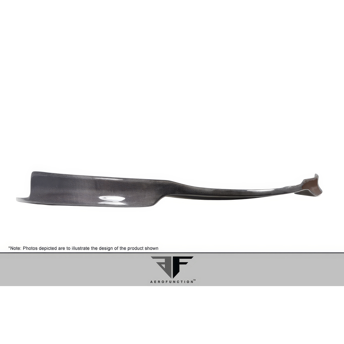 Modify your BMW 3-Series 2012 with our Exterior/Wings - Side view of carbon fiber front lip angle