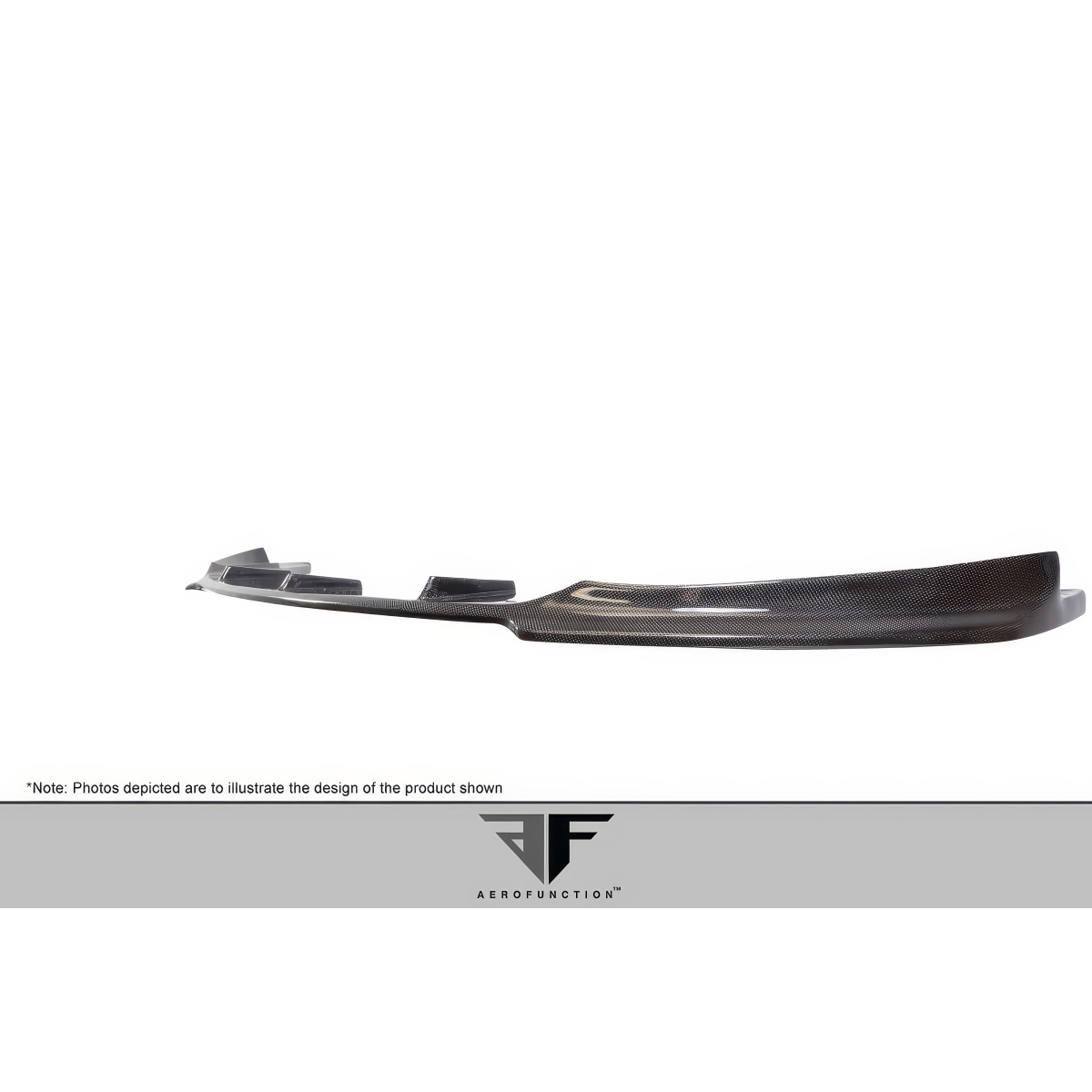 Modify your BMW 4-Series 2014 with our Exterior/Wings - Side view angle of front lip spoiler part