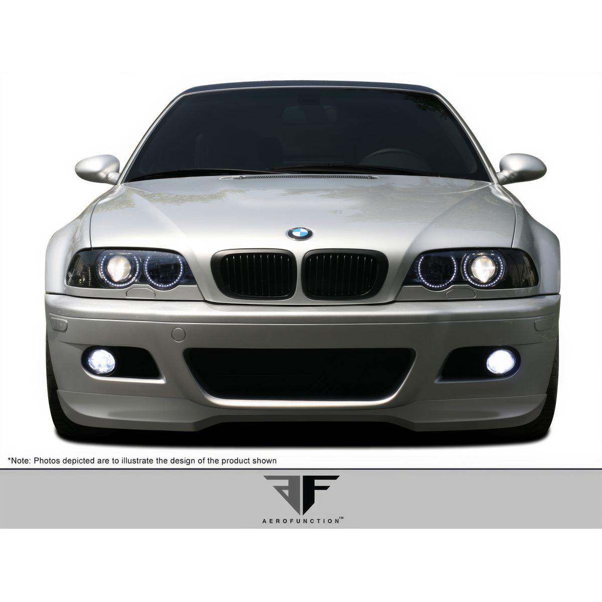 Modify your BMW M3 2001 with our Exterior/Front Bumpers or Lips - Front view of BMW M3 with slight angle