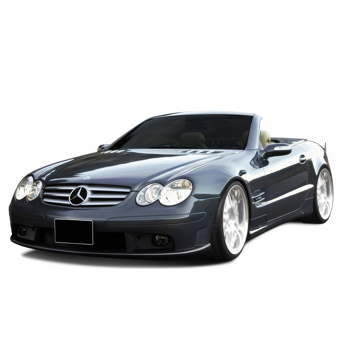 Modify your Mercedes-Benz SL-Class 2003 with our Exterior/Front Bumpers or Lips - Front angle view of the car