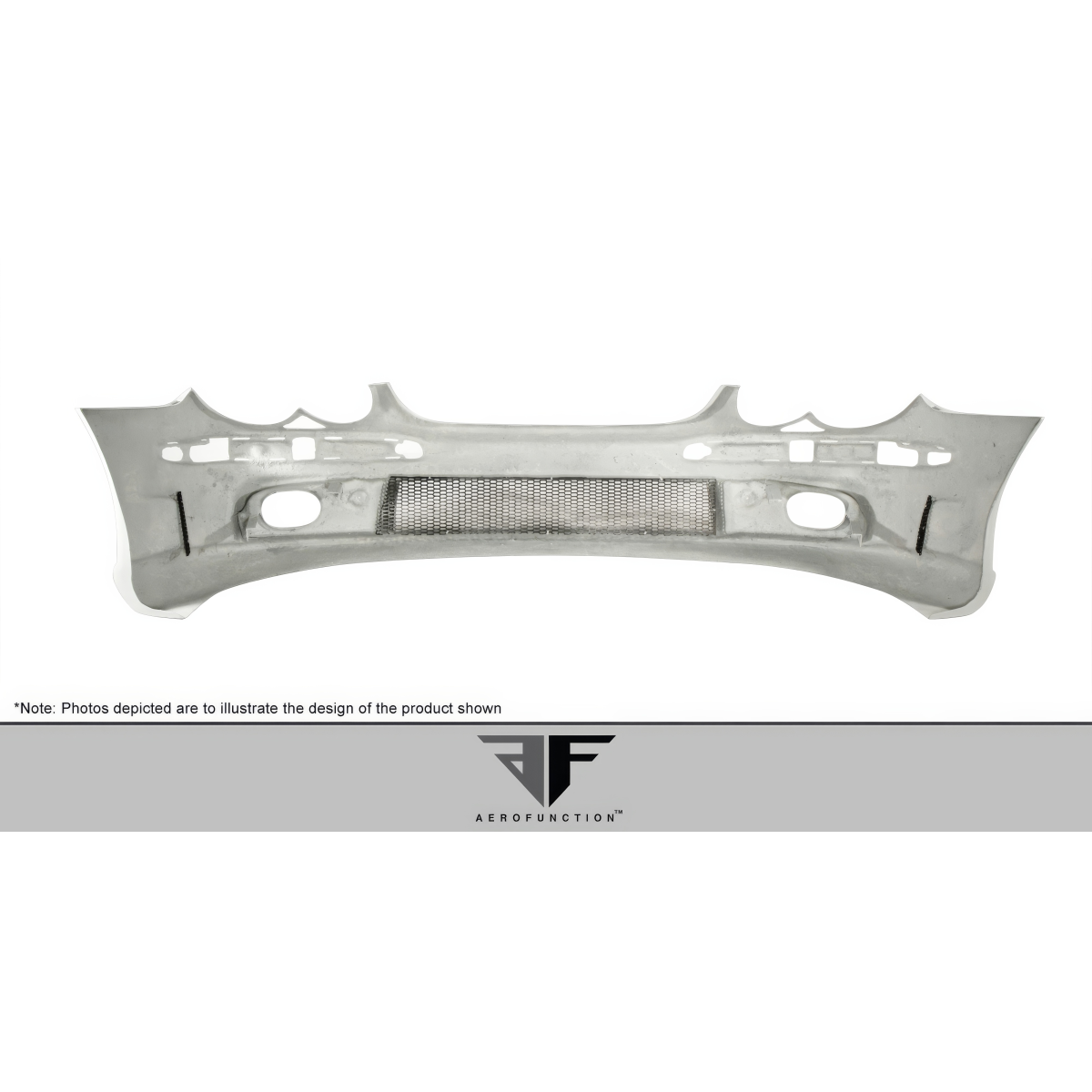 Modify your Mercedes-Benz SL-Class 2003 with our Exterior/Front Bumpers or Lips - Front view of the front bumper part