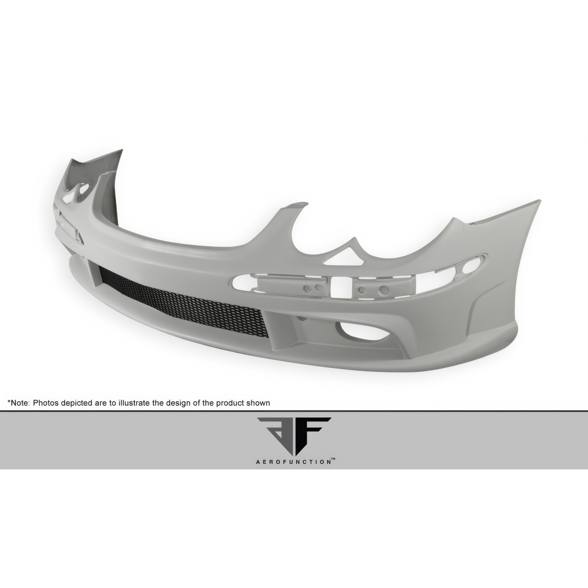 Modify your Mercedes-Benz SL-Class 2003 with our Exterior/Front Bumpers or Lips - Front view showcasing the bumper design clearly