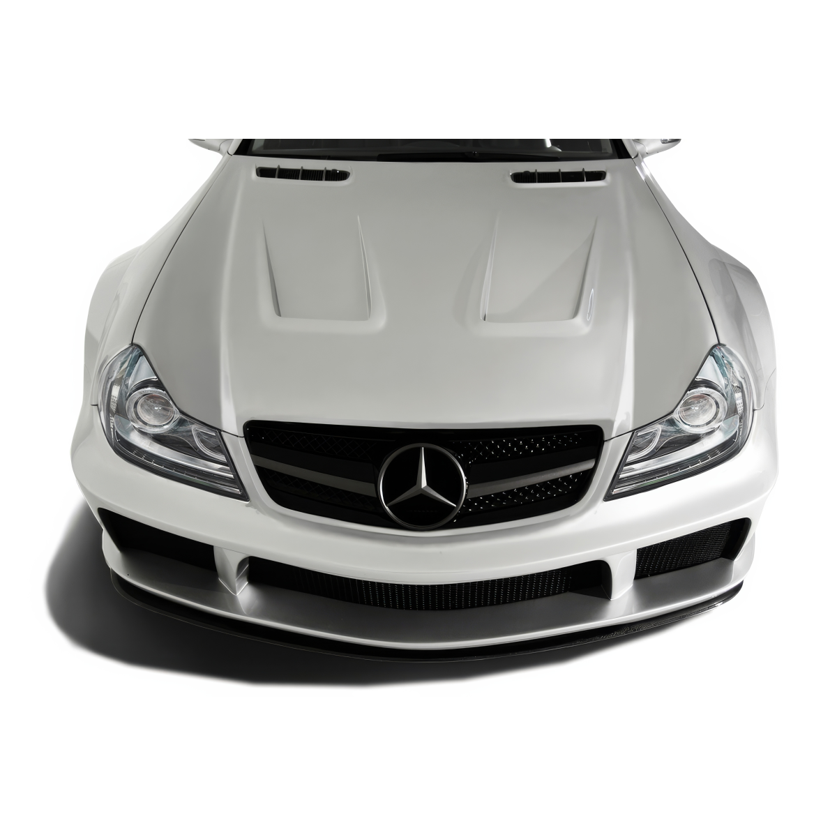 Modify your Mercedes-Benz SL-Class 2003 with our Exterior/Front Bumpers or Lips - Front view of car looking straight down