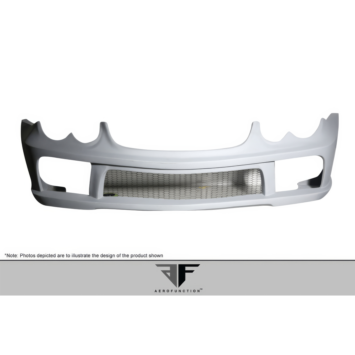 Modify your Mercedes-Benz SL-Class 2003 with our Exterior/Front Bumpers or Lips - Part shown from front angle