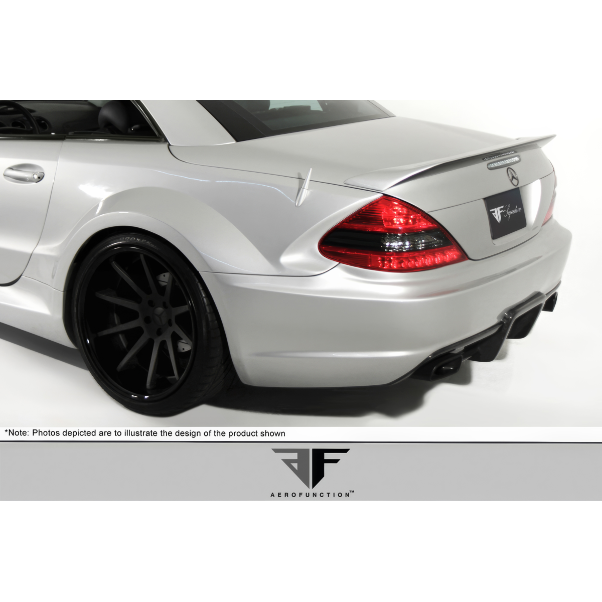 Modify your Mercedes-Benz SL-Class 2003 with our Exterior/Fenders - Angle captures rear aspect of vehicle clearly