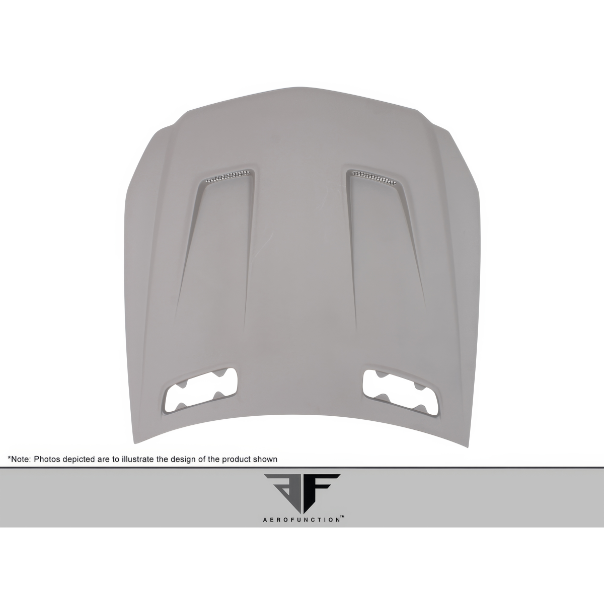 Modify your Mercedes-Benz SL-Class 2003 with our Exterior/Hoods - Part is shown from a front view angle