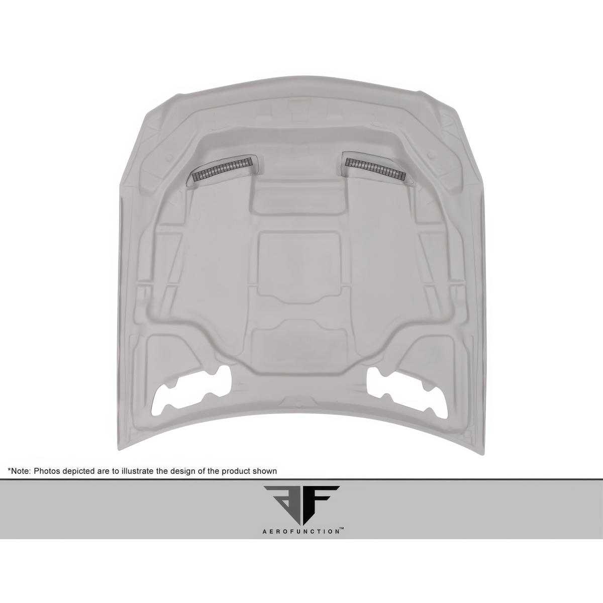 Modify your Mercedes-Benz SL-Class 2003 with our Exterior/Hoods - Top view of the hood part with no angle