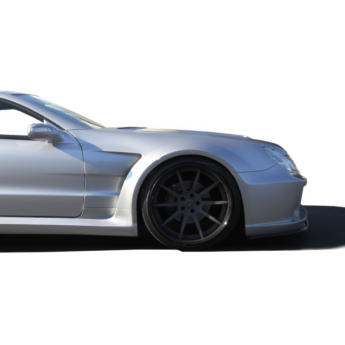 Modify your Mercedes-Benz SL-Class 2003 with our Exterior/Fenders - Side angle view of a modified sports car