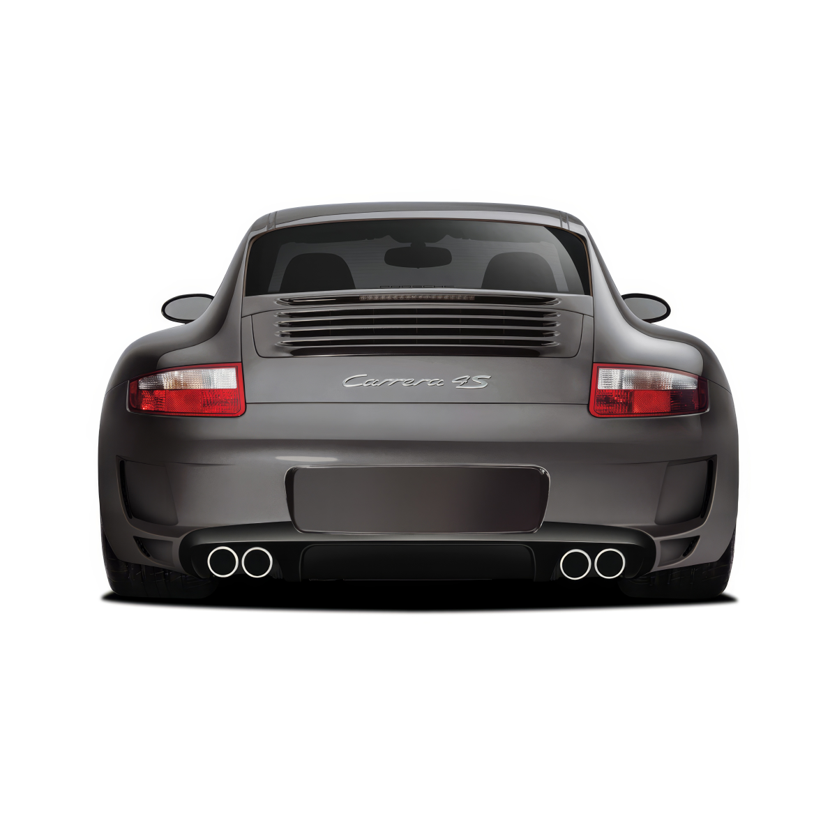Modify your Porsche 911 2005 with our Exterior/Rear Bumpers - Rear view of car at eye level angle