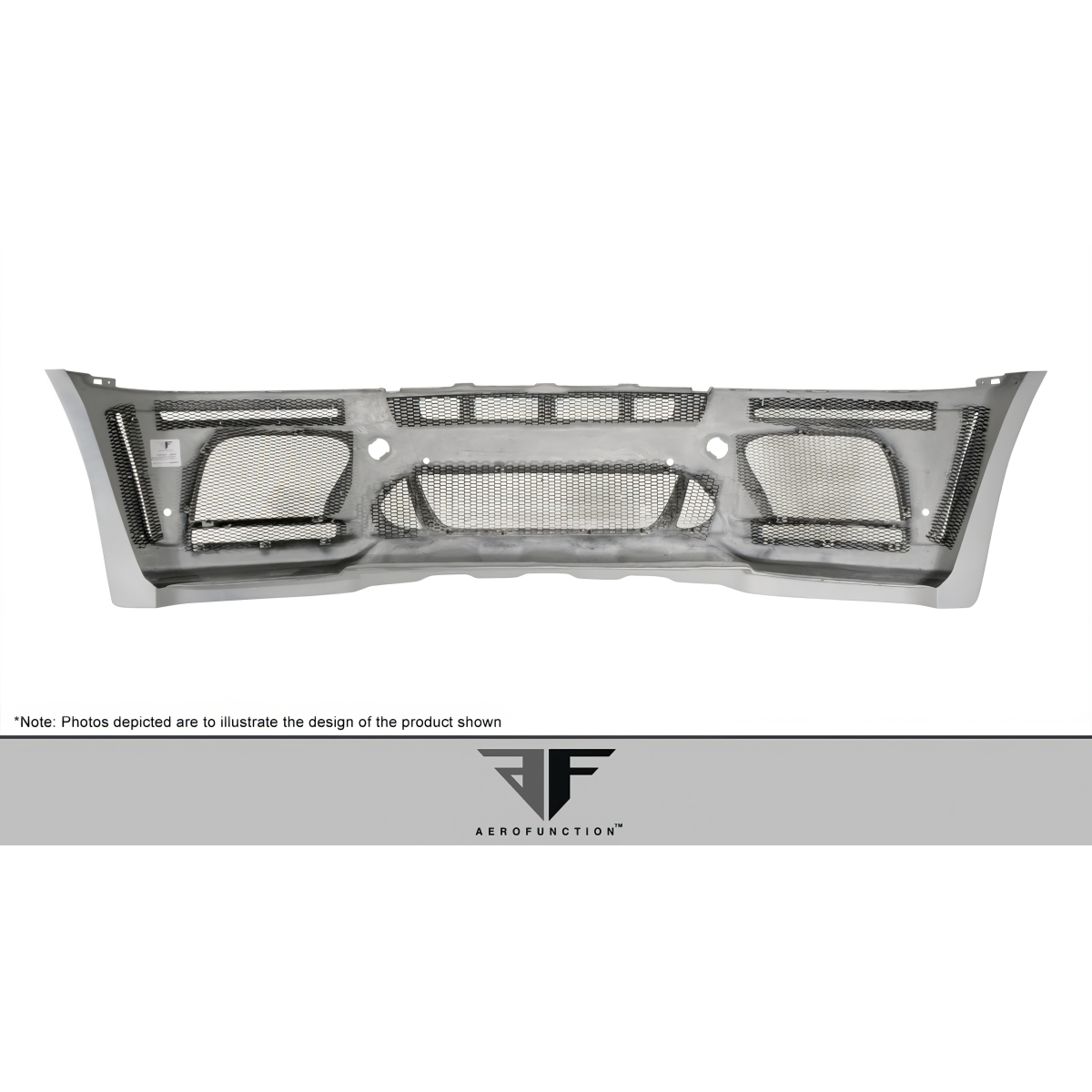 Modify your BMW X5M 2008 with our Exterior/Front Bumpers or Lips - Front view of bumper part for BMW X5M