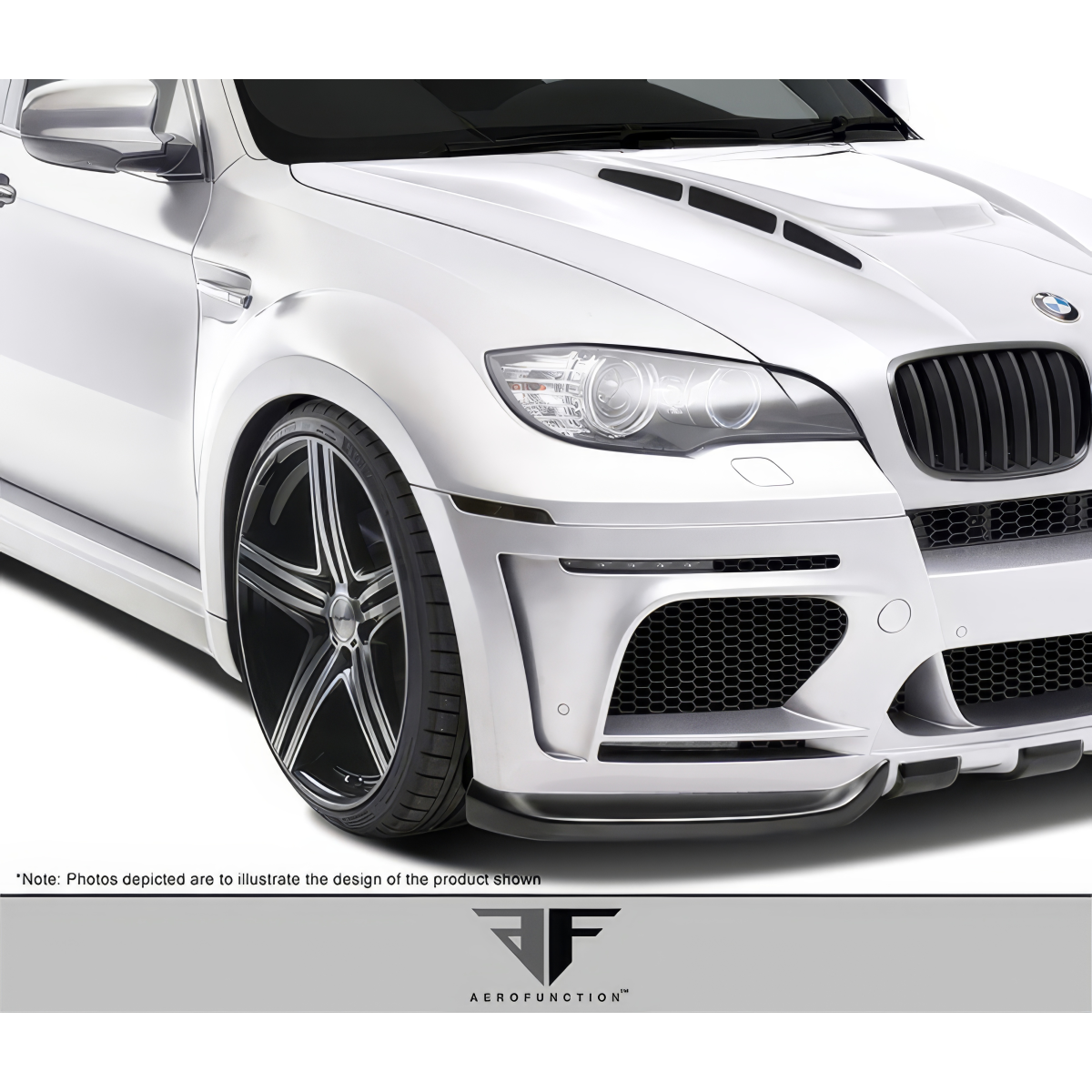 Modify your BMW 4-Series 2008 with our Exterior/Fenders - Angled view of vehicle from front left side