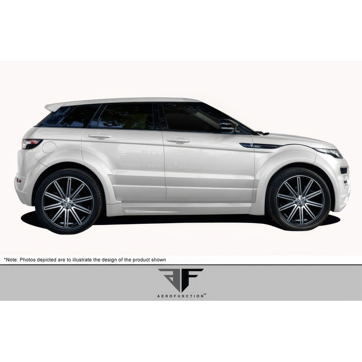 Modify your Land Rover Range Rover Evoque 2012 with our Exterior/Fenders - Side view of vehicle at a right angle