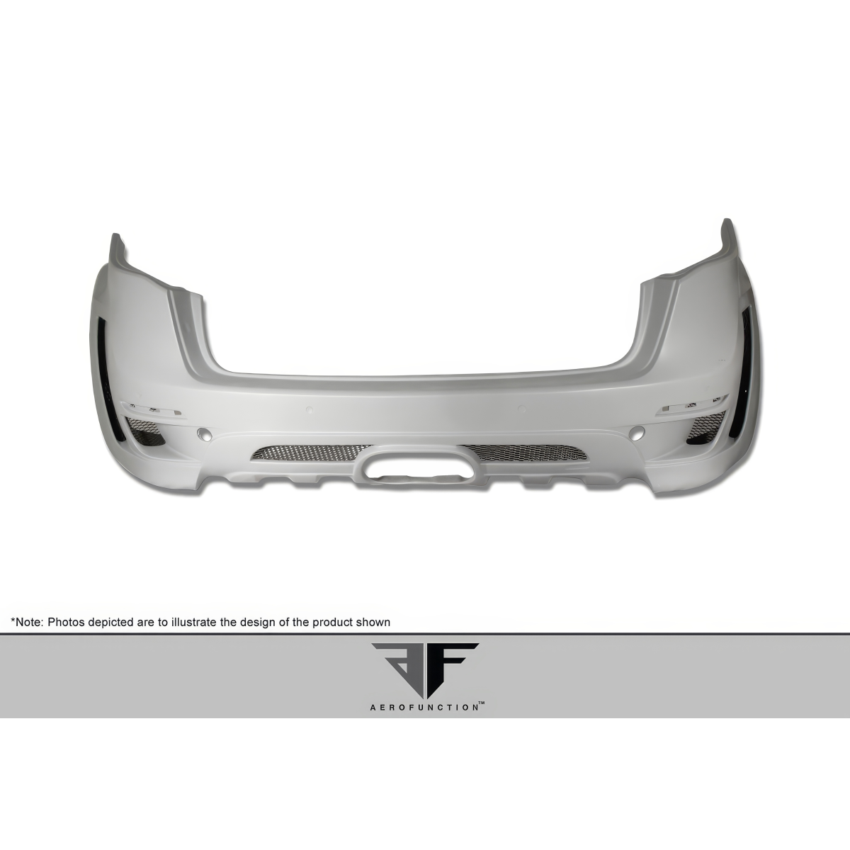 Modify your Porsche Cayenne 2011 with our Exterior/Rear Bumpers or Lips - Frontal view of rear bumper part