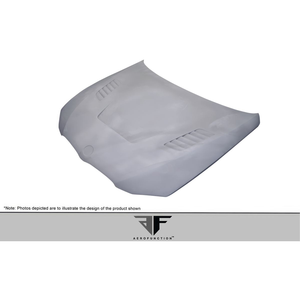 Modify your BMW 3-Series 2007 with our Exterior/Hoods - Top down view at a slight angle