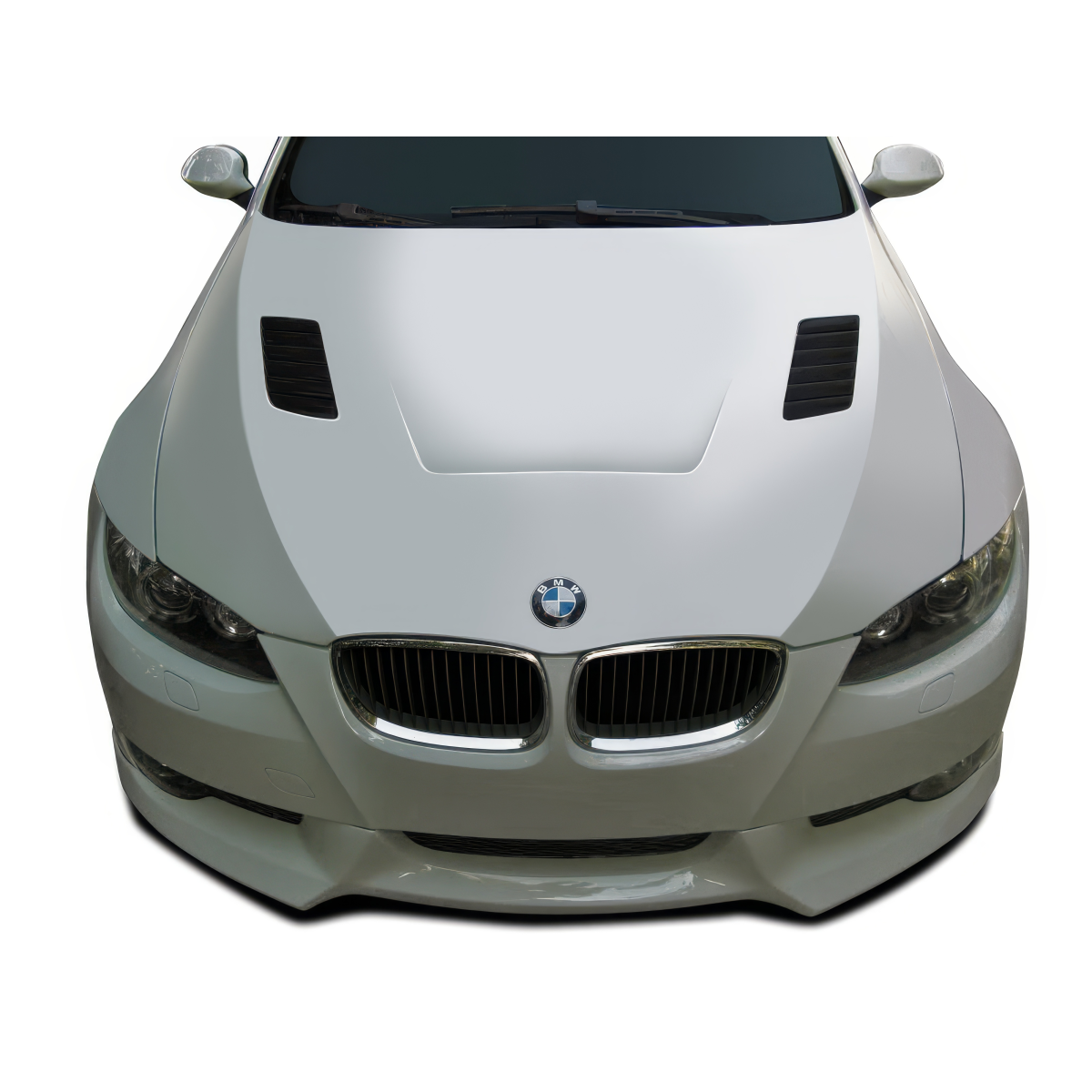 Modify your BMW 3-Series 2007 with our Exterior/Hoods - Top down view of BMW 3 Series hood part