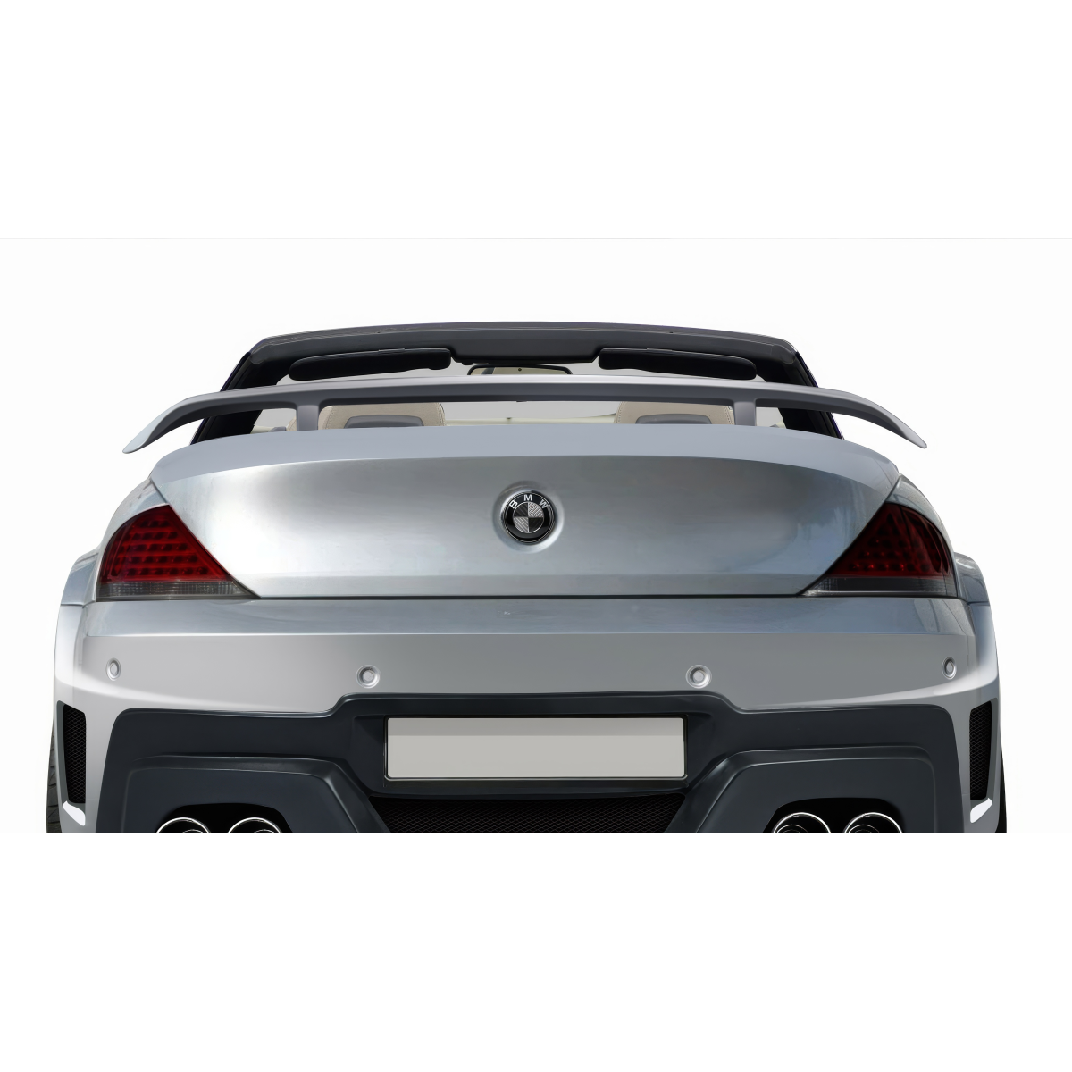 Modify your BMW 6-Series 2004 with our Exterior/Wings - View from rear of vehicle at eye level