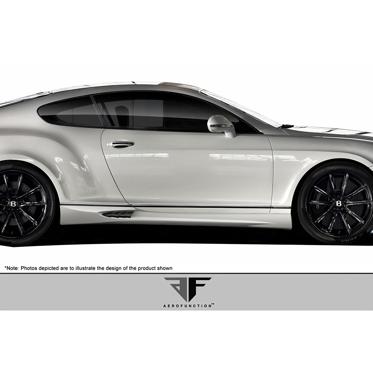 Modify your Bentley Continental 2003 with our Exterior/Complete Body Kits - Side profile angle of the Bentley Continental GT