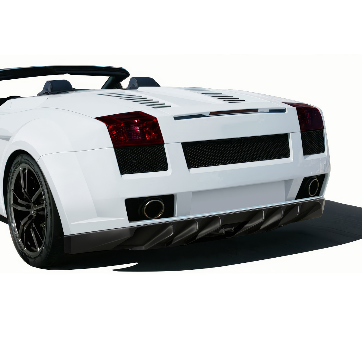 Modify your Lamborghini Gallardo 2004 with our Exterior/Rear Bumpers - Rear angle view of Lamborghini Gallardo external part