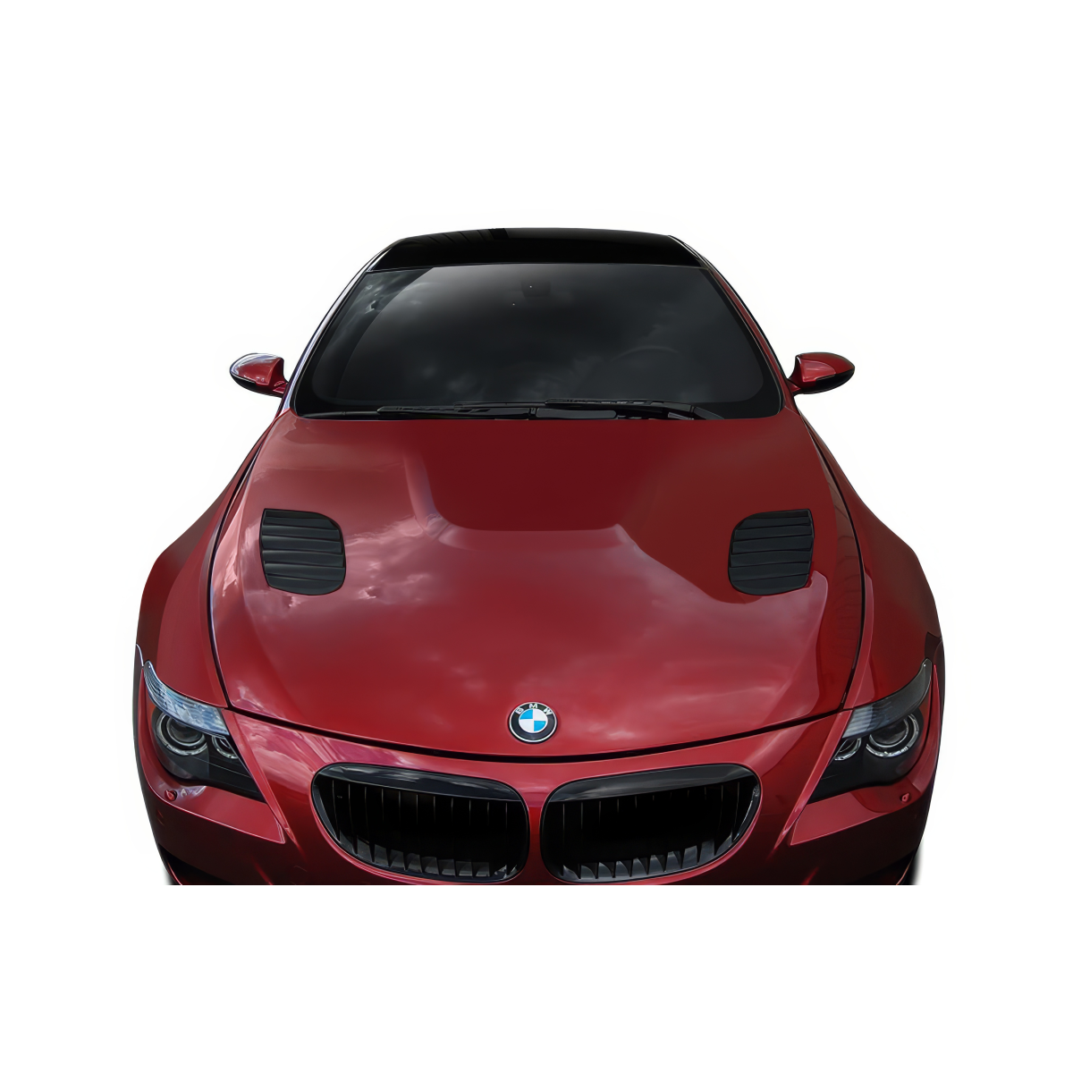 Modify your BMW 6-Series 2004 with our Exterior/Hoods - Front view of the BMW 6 Series from above