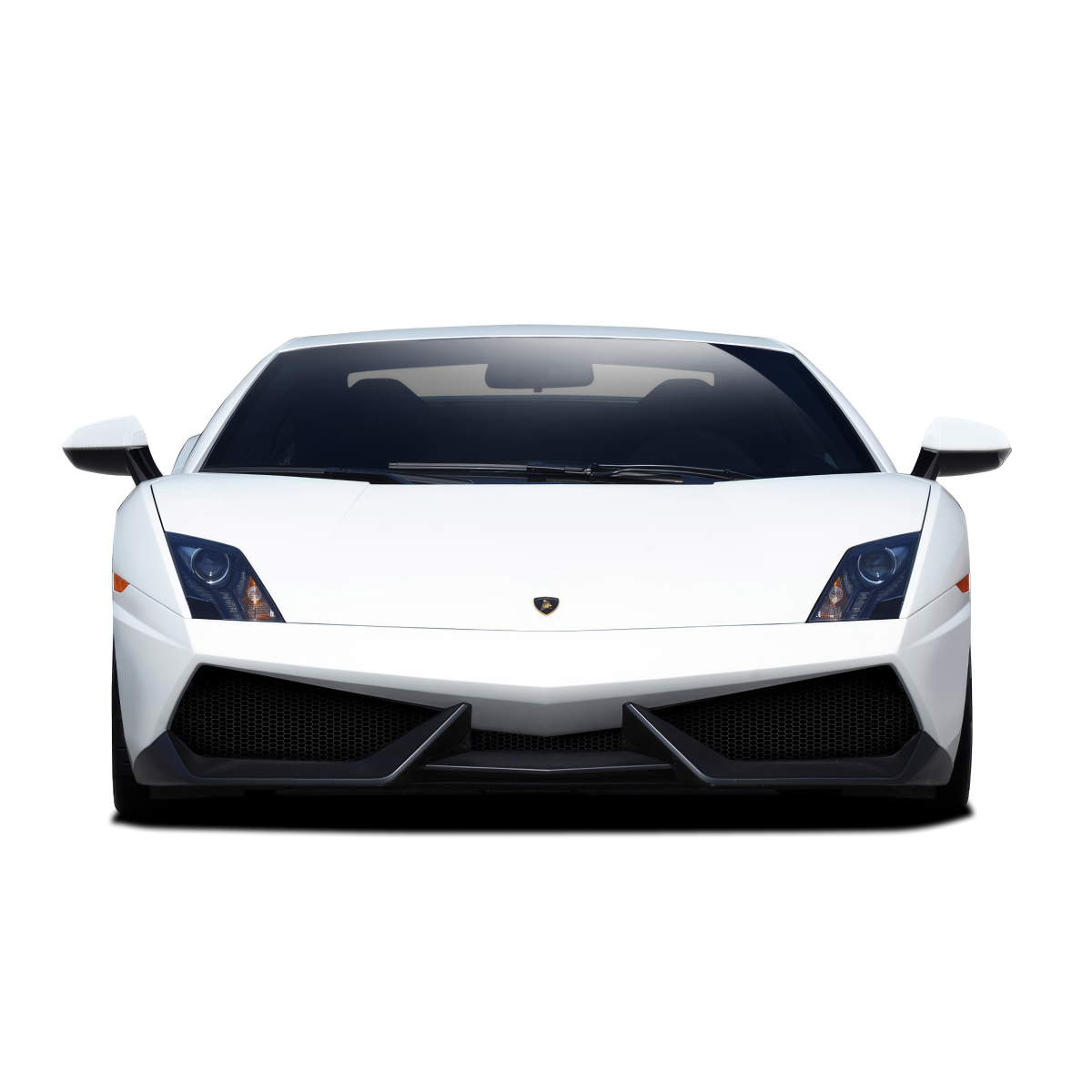 Modify your Lamborghini Gallardo 2009 with our Exterior/Front Bumpers - Front view of Lamborghini Gallardo at eye level
