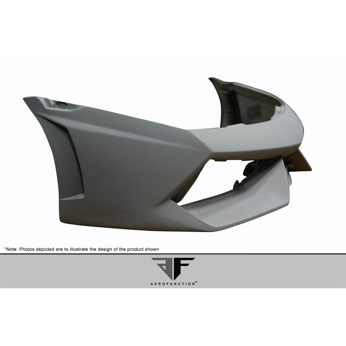 Modify your Lamborghini Gallardo 2009 with our Exterior/Front Bumpers - Front view of the bumper at a slight angle