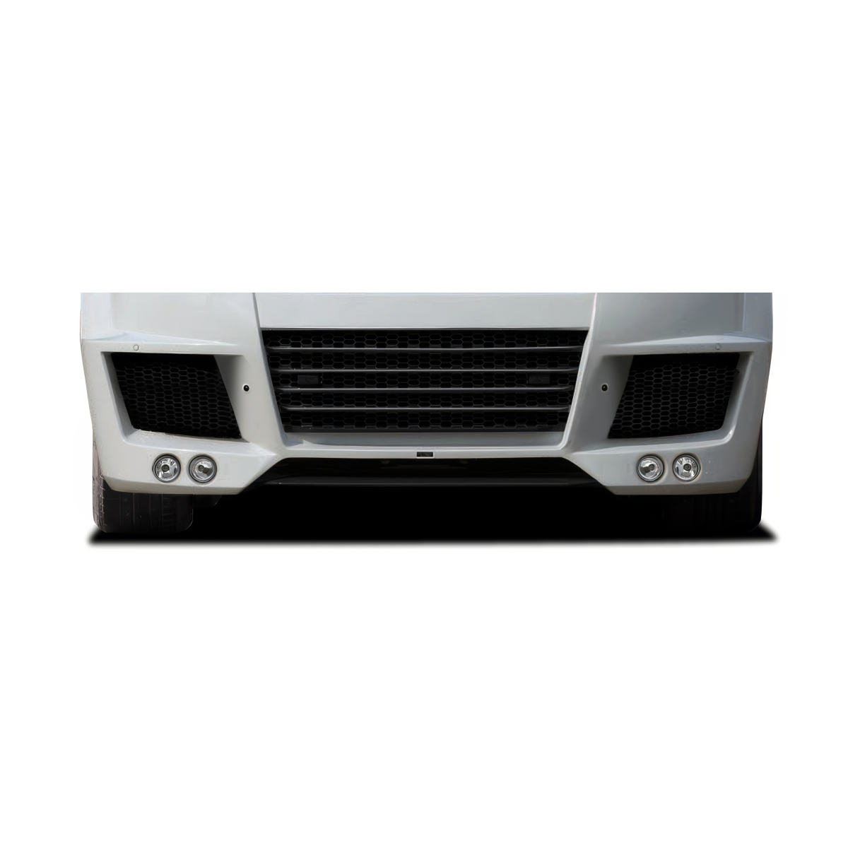 Modify your Land Rover Range Rover 2013 with our Exterior/Diffusers - Front view of front diffuser at zero degree angle